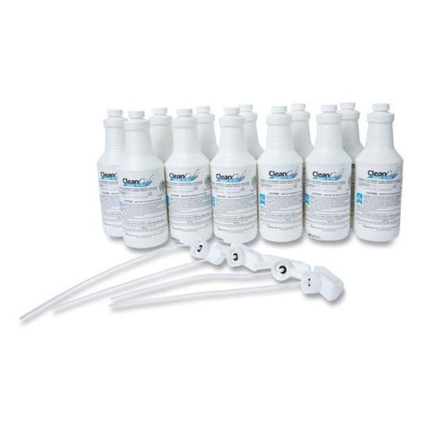 Wexford Wexford 213002CT CleanCide RTU Disinfecting Cleaner; Light Citrus Scent - 12 Bottles & 4 Trigger Sprayers 213002CT